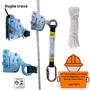 Imagem de Kit Trava quedas com corda 12mm. 