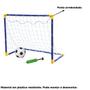 Imagem de Kit Trave De Futebol Infantil Mini Golzinho Com Bola E Bomba
