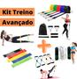Imagem de kit Treino Em Casa Elástico de 11 peças + Corda de Pular  + 5 Mini Band + Elástico Extensor