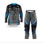 Imagem de Kit Trilha Cross Calça Camisa Pro Tork Insane X Azul Tam. 42 - M