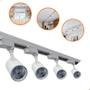 Kit Trilho Eletrificado 1m + 4 Spot Led 7w Preto Ou Branco - VLED Imagem de Kit Trilho Eletrificado 1m + 4 Spot Led 7w Preto Ou Branco