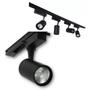 Imagem de Kit Trilho Eletrificado 2M Preto + 6 Spots Led 7W Luz 6500K