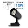 Imagem de Kit Trilho Eletrificado De 1m 4 Spots Led Preto Frio 12w 6500K