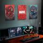 Imagem de Kit Trio 3 Poster Decorativo A3 Brilhante Marvel Vingadores b2