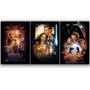 Imagem de Kit Trio 3 Poster Decorativo A3 Brilhante Star Wars 1,2,3