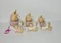 Imagem de Kit Trio De Ursinhos Para Nicho Princesa Realeza Caramelo Rosê Nude Floral - PolyBaby