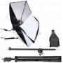 Imagem de Kit Tripé Girafa Greika Com Softbox Bivolt 50x70cm Para Lâmpada