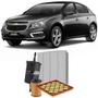 Imagem de Kit Troca de Filtros Chevrolet Cruze 1.8 16V Flex 2012 a 2017 Wega