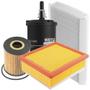 Imagem de Kit Troca de Filtros Fiat Toro 1.8 16V Flex 2016 a 2021 Wega