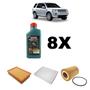 Imagem de Kit Troca De Óleo Castrol 5w30 Freelander Ii 3.2 I6 Hse S S