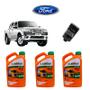 Imagem de KIT TROCA DE ÓLEO LUBRAX TOP TURBO 15W40 MOTOR FORD RANGER 3.0 2009 até 2012 XLT XL XLS limited MANN W719/50