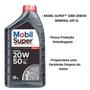 Imagem de Kit Troca de Óleo Motor Mobil Super 20w50 Mineral API SL 4L