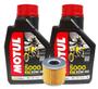 Imagem de Kit troca de Oleo Yamaha Fazer 150 / Crosser 150 / Factor 125 150 Motul 500020W50