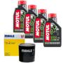 Imagem de Kit Troca Óleo 4l Motul 5100 15W50 + Filtro Metal Leve