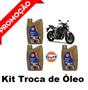 Imagem de Kit Troca Óleo Filtro Gulf 10W40 100% Sintético Yamaha Mt07