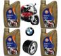 Imagem de Kit Troca Óleo Filtro Gulf 5W40 100% Sintético Bmw S1000 Rr