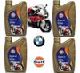 Imagem de Kit Troca Óleo Gulf 5w40 100% Sintético Bmw S1000rr S1000r