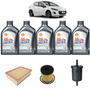 Imagem de Kit Troca Óleo Peugeot 307 308 408 2.0 16v Shell 5w40