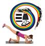 Imagem de Kit Tubing Elástico 11 Itens Treinamento Funcional Pilates.