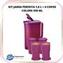 Imagem de Kit Tupperware Jarra Perfeita 1,8 litro + 4 Copos