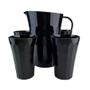 Imagem de Kit Tupperware Prisma Jarra de Suco com 4 copos Onix Policarbonato