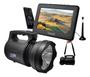 Imagem de kit Tv portátil 9 Holofote T6 potente recarregavel camping pesca