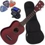 Imagem de Kit Ukulele Acústico Soprano Vogga Vuk303 Bc Fosco