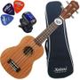 Imagem de Kit Ukulele Kalani Soprano Acústico  Kal300 Ss Koa + Bag