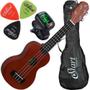 Imagem de Kit Ukulele Soprano Acústico Uks-21 Giannini C/ Acessórios