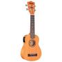 Imagem de Kit Ukulele Soprano Elétrico SU21ME STNT Mogno Shelby Com Capa