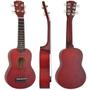 Imagem de Kit Ukulele Soprano Elétrico Vogga Vuk303 Bc Brown Coffee