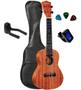 Imagem de Kit Ukulele Soprano Shelby Capa Afinador + Suporte