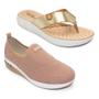 Imagem de Kit Ultaconforto Modare Feminino Tênis Slip On + Tamanco Sense Flex