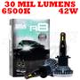 Imagem de Kit Ultra Led R8 Super Branco 6500K 42W 30 Mil Lumens H4