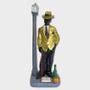 Kit Umbanda Casal Zé Pelintra E Navalha Dou/Pr 18 Cm Resina - Bialluz Presentes Imagem de Kit Umbanda Casal Zé Pelintra E Navalha Dou/Pr 18 Cm Resina