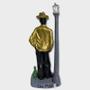 Kit Umbanda Casal Zé Pelintra E Navalha Dou/Pr 18 Cm Resina - Bialluz Presentes Imagem de Kit Umbanda Casal Zé Pelintra E Navalha Dou/Pr 18 Cm Resina