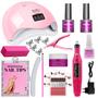Imagem de Kit Unhas de Gel Cabine Sun 5 48w Digital Lixadeira Elétrica Caneta A39