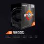 Imagem de Kit upgrade amd ryzen 5 5600g, placa mãe a520m-e , 16gb ddr4, neologic - nli84110