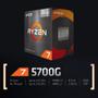 Imagem de Kit upgrade neologic nli83441 amd ryzen 7 5700g, placa mae gigabyte am4 b550m aorus elite, memoria neologic 8gb 3000mhz - nl8gb