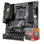 Imagem de Kit Upgrade Processador AMD Ryzen 7 5800X + Placa Mãe Gigabyte  B550M AORUS ELITE + Memória 8GB DDR4