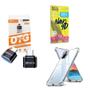 Imagem de Kit Usb Para Tipo C + Capa Xiaomi Redminote 10 + Película 9D
