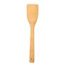 Imagem de Kit utensílios de bambu 2 peças colher e espátula cozinha moderna útil