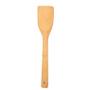 Imagem de Kit utensílios de bambu 2 peças colher e espátula utilidades cozinha básico
