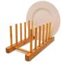 Imagem de Kit Utensílios De Bambu Display e escorredor