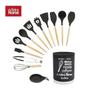 Imagem de Kit Utensílios De Cozinha 13 Pçs Linha Premium Black