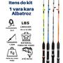 Imagem de Kit Vara E Molinete Pesca Com Acessórios