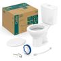Imagem de Kit Vaso Sanitário com Caixa Acoplada e Assento Soft Close Azaléa Celite
