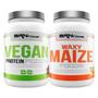 Imagem de KIT Vegan Protein 500g + Waxy Maize 1kg Tangerina  - BRN FOODS