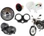 Imagem de Kit Velocímetro + Carcaça do Painel Superior + Inferior + Interna + Farol Completo Cg Titan Fan 125 Ano 2004 Até 2008