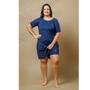 Imagem de Kit Vestido Plus Size Proteção Uv Com Short Cós Alto Moda Praia Evangélica